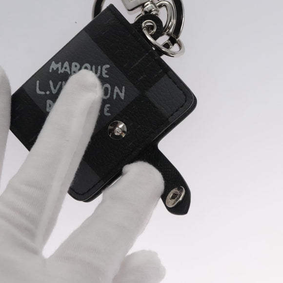 LOUIS VUITTON Damier Archives Porte Cles Carnet Schlüsselanhänger M00480 Auth 109800M