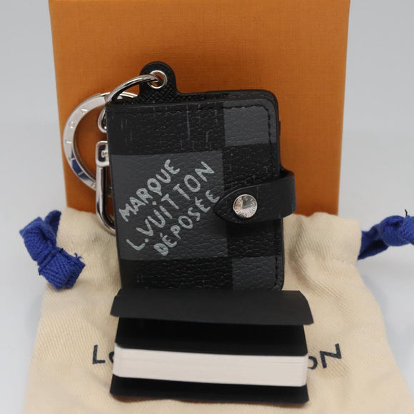 LOUIS VUITTON Damier Archives Porte Cles Carnet Key Holder M00480 Auth 109800A
