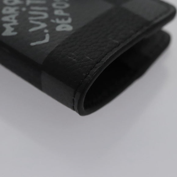 LOUIS VUITTON Damier Archives Porte Cles Carnet Schlüsselanhänger M00480 Auth 109800M