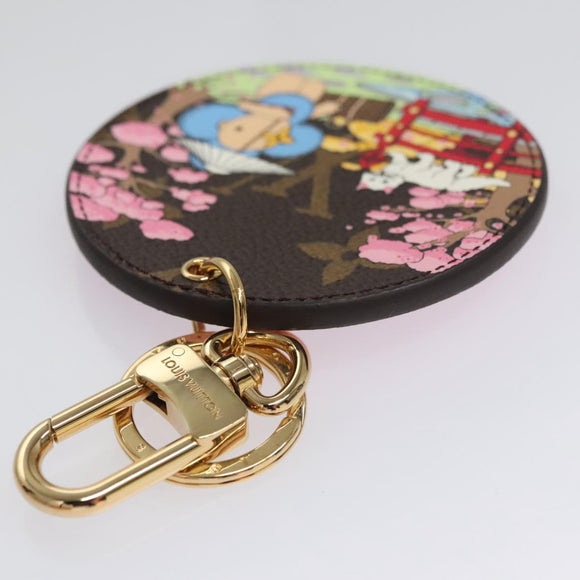 LOUIS VUITTON Monogram Porte Cre Illustre Key Ring M00499 LV Auth 109803SA