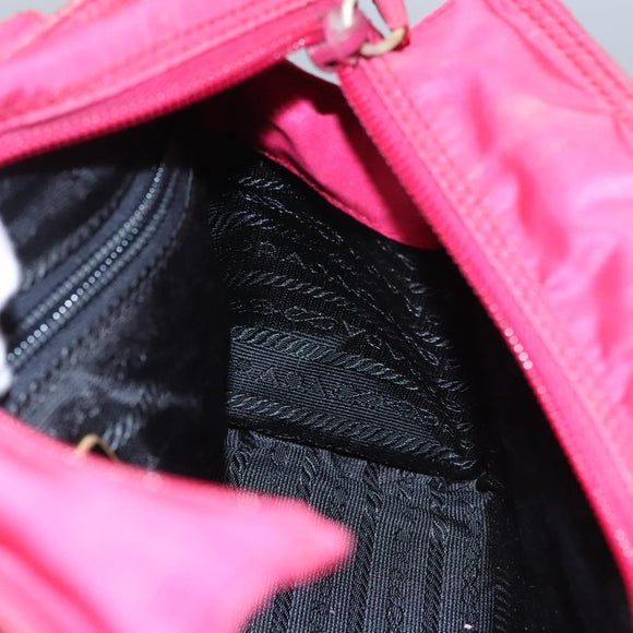 PRADA Handtasche Nylon Rosa Auth 109805