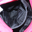 PRADA Hand Bag Nylon Pink Auth 109805-22