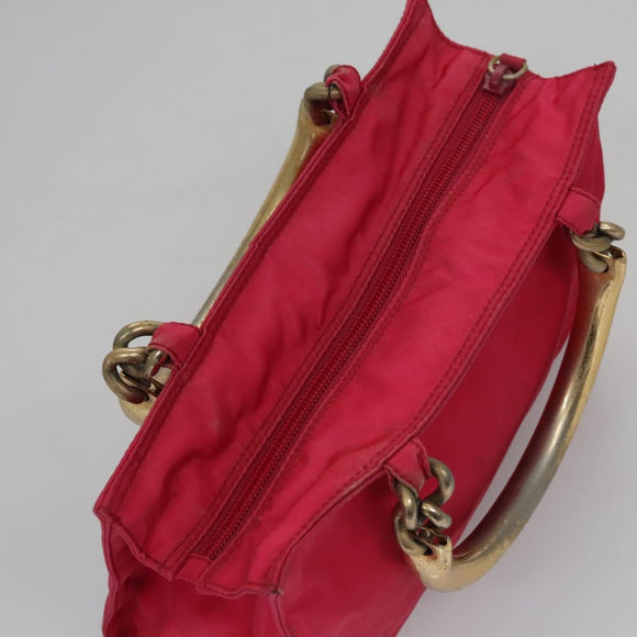 PRADA Handtasche Nylon Rosa Auth 109805