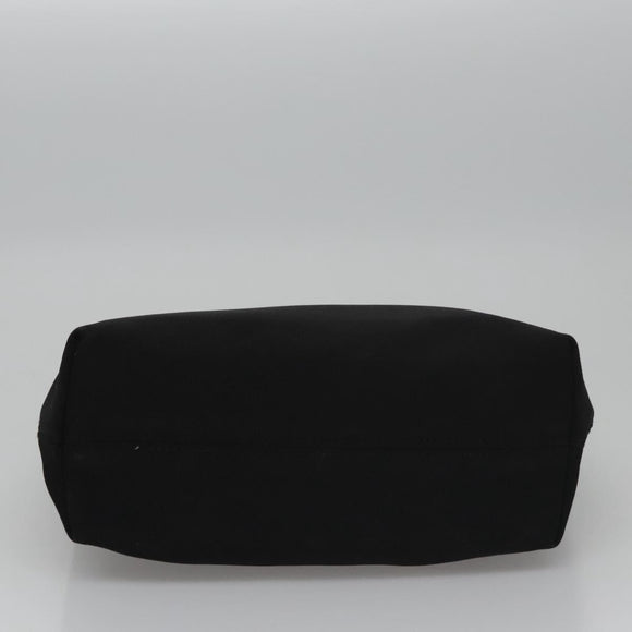 Salvatore Ferragamo Hand Bag Nylon Black Auth 109806