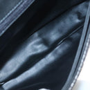 BALLY Quilted Chain Shoulder Bag Leather Black Auth 109809-10