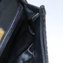 BALLY Quilted Chain Shoulder Bag Leather Black Auth 109809-22