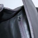 BALLY Quilted Chain Shoulder Bag Leather Black Auth 109809-24