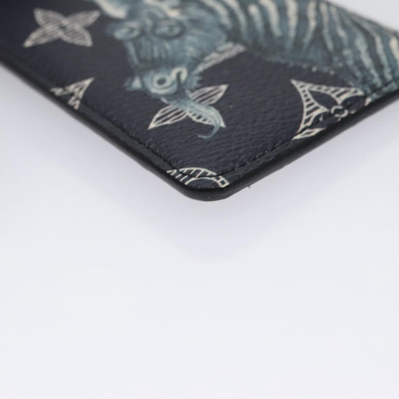 LOUIS VUITTON Savanna Chapman Brothers Porte Badge Case M67902 LV Auth 109814A