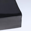 Salvatore Ferragamo Gancini Hand Bag Leather 2way Black Gold Auth 109838-17