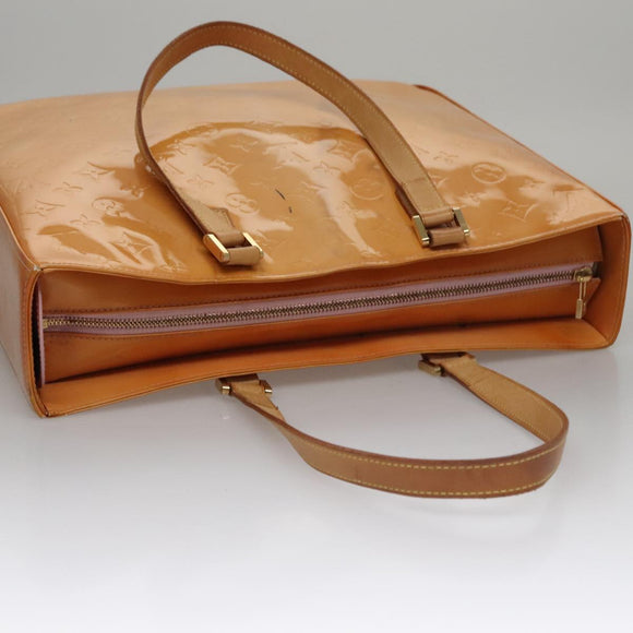 LOUIS VUITTON Monogram Vernis Columbus Bag Marshmallow Pink M91032 Auth 109860