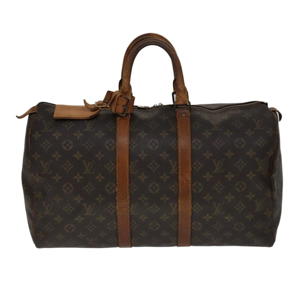 LOUIS VUITTON Monogram Keepall 45 Boston Bag M41428 LV Auth 109876