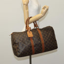 LOUIS VUITTON Monogram Keepall 45 Boston Bag M41428 LV Auth 109876-22