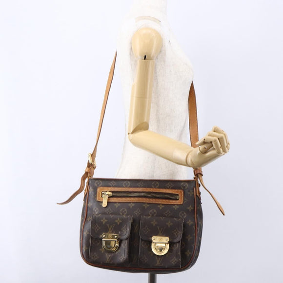 LOUIS VUITTON Monogram Hudson GM Shoulder Bag M40045 LV Auth 109883