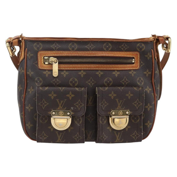 LOUIS VUITTON Monogram Hudson GM Shoulder Bag M40045 LV Auth 109883