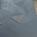 PRADA Shoulder Bag Nylon Light Blue Auth 109898-20