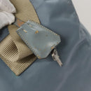 PRADA Shoulder Bag Nylon Light Blue Auth 109898-21