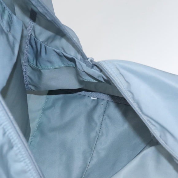 PRADA Shoulder Bag Nylon Light Blue Auth 109898