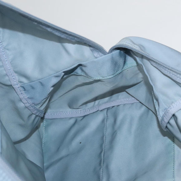 PRADA Shoulder Bag Nylon Light Blue Auth 109898