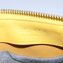 CELINE Trio Shoulder Bag Leather Yellow Gold Auth 109899-18