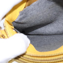 CELINE Trio Shoulder Bag Leather Yellow Gold Auth 109899-20