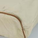 PRADA Shoulder Bag Nylon White Auth 109902-9