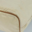 PRADA Shoulder Bag Nylon White Auth 109902-15