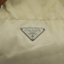 PRADA Shoulder Bag Nylon White Auth 109902-17