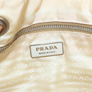 PRADA Shoulder Bag Nylon White Auth 109902-10