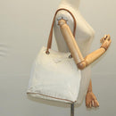 PRADA Shoulder Bag Nylon White Auth 109902-21