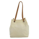 PRADA Shoulder Bag Nylon White Auth 109902-2