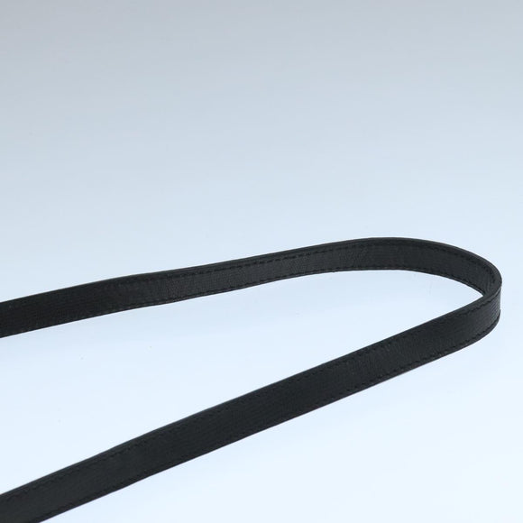 CELINE Shoulder Bag Leather Black Gold Auth 109904