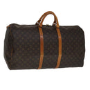 LOUIS VUITTON Monogram Keepall 60 Boston Bag M41422 LV Auth 109934-1