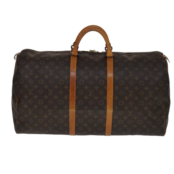 LOUIS VUITTON Monogram Keepall 60 Boston Bag M41422 LV Auth 109934