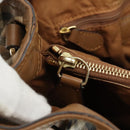 BURBERRY Nova Check Tote Bag PVC Leather 2way Beige Auth 109937-10