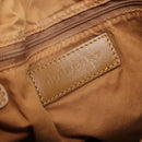 BURBERRY Nova Check Tote Bag PVC Leather 2way Beige Auth 109937-11