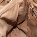 BURBERRY Nova Check Tote Bag PVC Leather 2way Beige Auth 109937-19