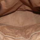 BURBERRY Nova Check Tote Bag PVC Leather 2way Beige Auth 109937-22