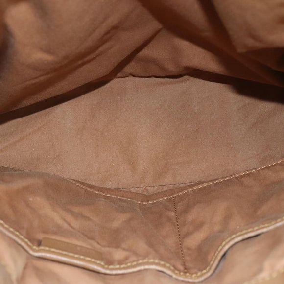 BURBERRY Nova Check Tote Bag PVC Leather 2way Beige Auth 109937