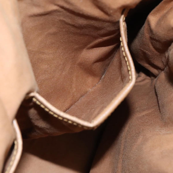 BURBERRY Nova Check Tote Bag PVC Leather 2way Beige Auth 109937