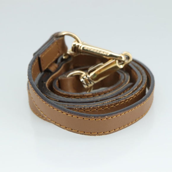 BURBERRY Nova Check Tote Bag PVC Leather 2way Beige Auth 109937