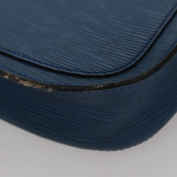 LOUIS VUITTON Epi Saint Cloud PM Shoulder Bag Blue M52195 LV Auth 109960