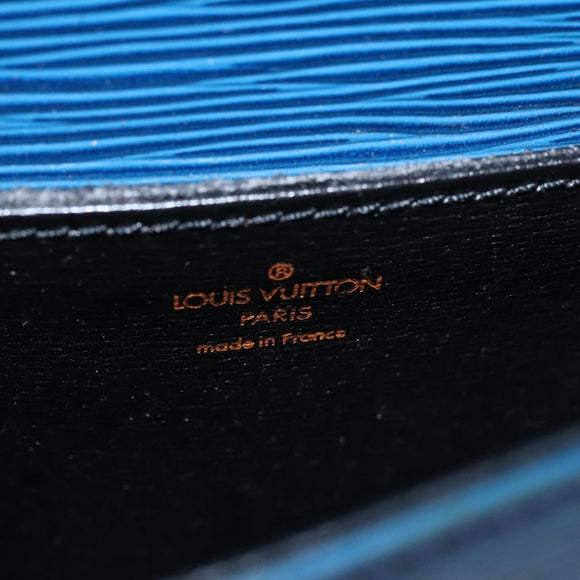 LOUIS VUITTON Epi Saint Cloud PM Shoulder Bag Blue M52195 LV Auth 109960