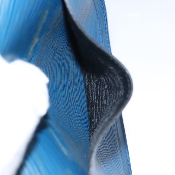 LOUIS VUITTON Epi Saint Cloud PM Shoulder Bag Blue M52195 LV Auth 109960