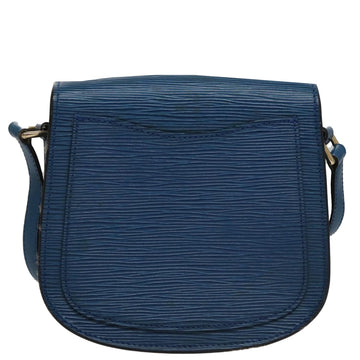 LOUIS VUITTON Epi Saint Cloud PM Shoulder Bag Blue M52195 LV Auth 109960 - 0