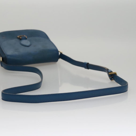 LOUIS VUITTON Epi Saint Cloud PM Shoulder Bag Blue M52195 LV Auth 109960