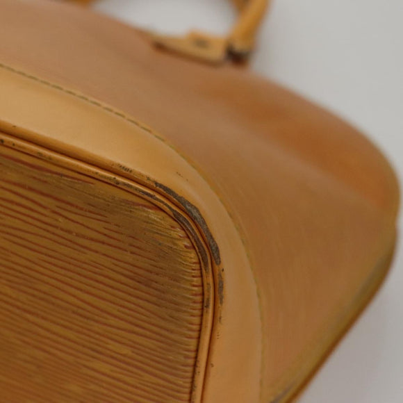 LOUIS VUITTON Epi Alma Hand Bag Yellow M52149 LV Auth 109963