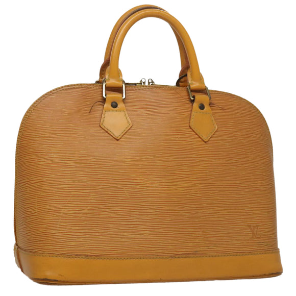LOUIS VUITTON Epi Alma Hand Bag Yellow M52149 LV Auth 109963