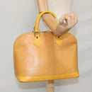 LOUIS VUITTON Epi Alma Hand Bag Yellow M52149 LV Auth 109963-22