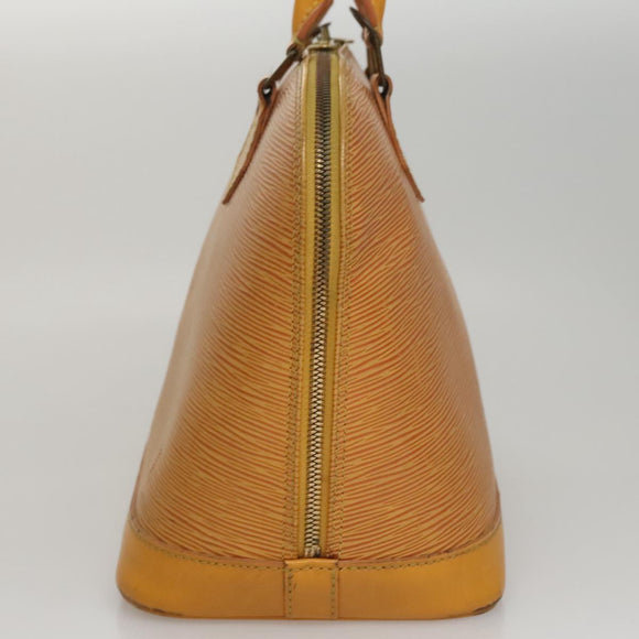 LOUIS VUITTON Epi Alma Hand Bag Yellow M52149 LV Auth 109963
