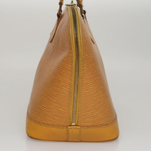 LOUIS VUITTON Epi Alma Hand Bag Yellow M52149 LV Auth 109963